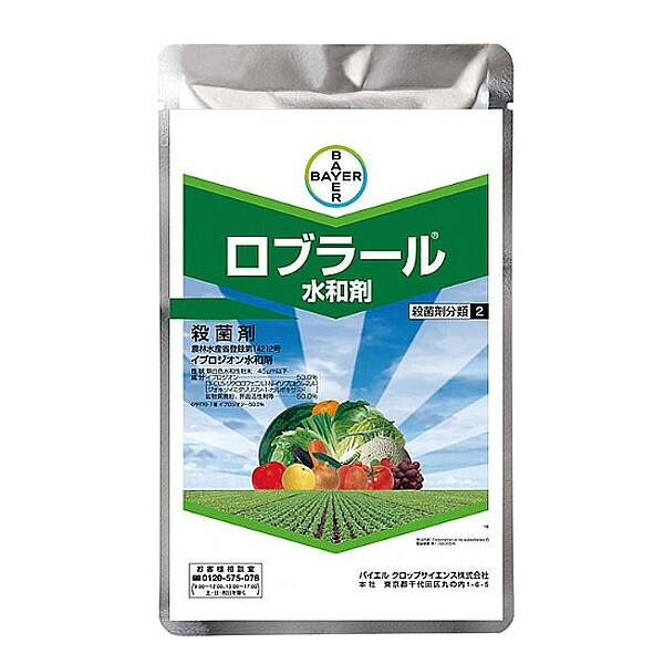 ロブラール水和剤 100g 殺菌剤 灰色かび病 菌核病 斑点落葉病 黒斑病 灰星病 野菜 果樹 イプロジオン