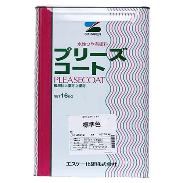 プリーズコート 16kg 淡彩色 白 外壁塗料 エスケー SK