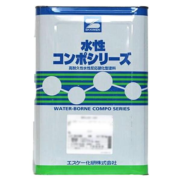 水性コンポウレタン 16kg 淡彩色 白 外壁塗料 エスケー SK