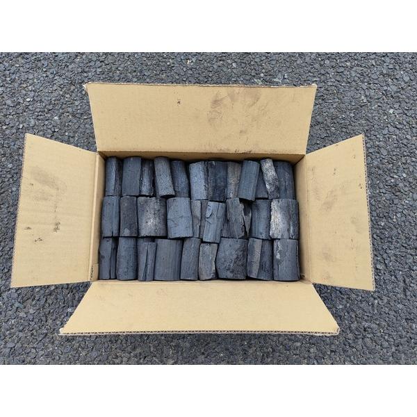 黒炭 土佐木炭 樫 カシ 一級 計30kg 5箱でお届け 土佐 国産黒炭 茶道 火鉢 囲炉裏