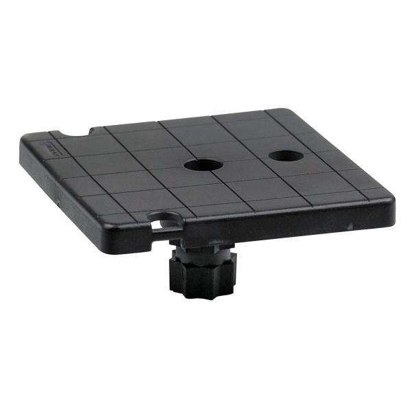 商品の特徴魚群探知機モニター用プラットフォーム・サイズ：102mm x 102mm（4×4インチ）マウントから低い位置にセッティング横方向に360度位置を変更可能丸型や正方形のモニター台におすすめカメラやライトなど様々なアクセサリーを取り付...