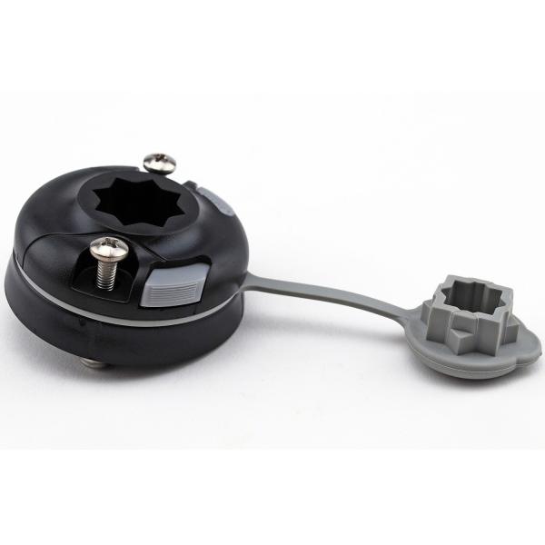 レイルブレイザの最もオーソドックスなマウントベース商品の特徴最もオーソドックスなマウントベース大きさ：直径65mm 高さ35mm水漏れを防ぐカバーとガスケット・専用タッピングビス付属レイルブレイザ (RAIL BLAZA) の最もオーソドッ...