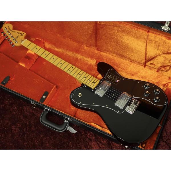 Fender American Vintage II 1975 Telecaster Deluxe Maple Fingerboard Black