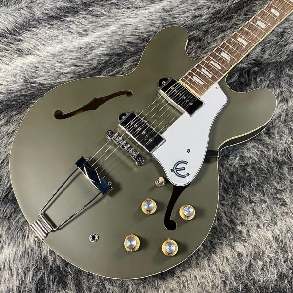Epiphone Casino Worn Olive Drab中古美品 Epiphone Casino Worn Olive Drab <エピフォン>｜平野楽器 ロッキン