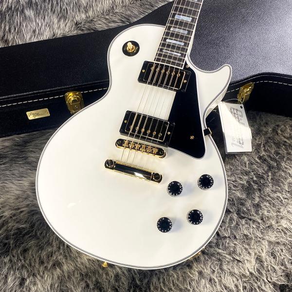 Les Paul Gibson Custom Shop w/Ebony Fingerboard Alpine White