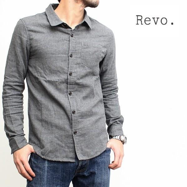 レヴォ Revo メンズ シャツ ダブルガーゼ 長袖 無地 ストライプ カジュアル アメカジ トラッド ナチュラル ブランド シンプル 26 Th10 Buyee Buyee 日本の通販商品 オークションの代理入札 代理購入