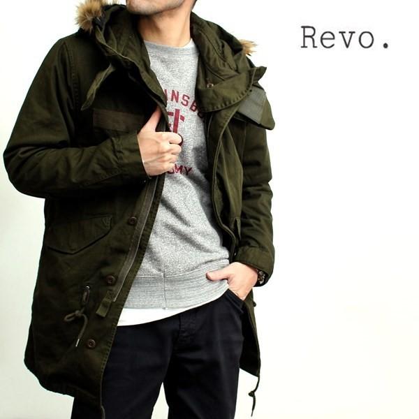 モッズコート レヴォ Revo メンズ ブランド アウター コート ジャケット ライトアウター フード ファー ライナー 取り外し可能 26 Th13 Buyee Buyee 日本の通販商品 オークションの代理入札 代理購入