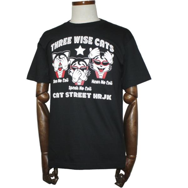 クリームソーダ　 TE THREE CATS Tシャツ　ブラック　CREAM SODA