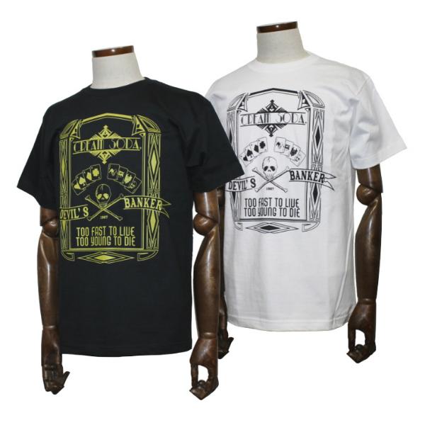 クリームソーダ（CREAM SODA） CS GTO Tシャツ ブラック/ホワイト