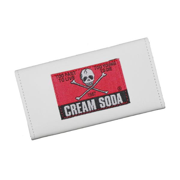 クリームソーダ クリームソーダ 無地キーケース ホワイト CREAM クリームソーダ クリームソーダ 無地キーケース ホワイト CREAM