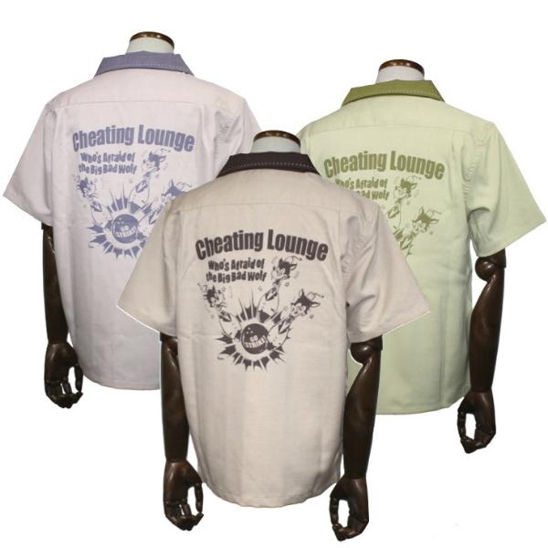 GOOD ROCKIN'（グッドロッキン） ボウリングシャツ ビッグバッドウルフ