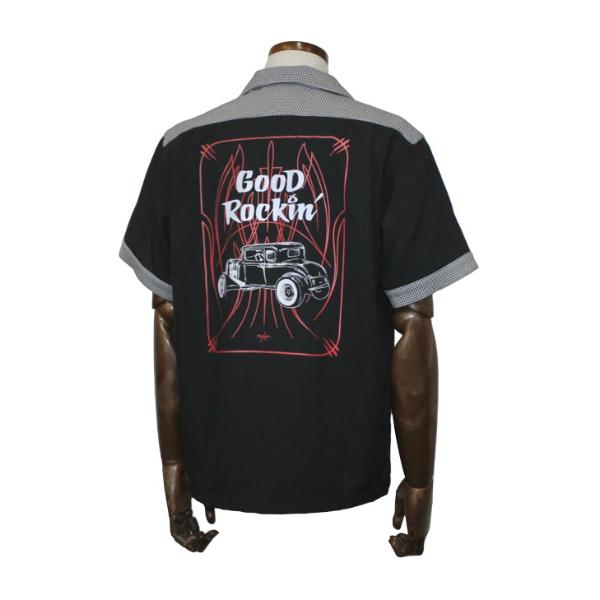 GOOD ROCKIN' グッドロッキン GRS327 ボウリングシャツ ピン GOOD ROCKIN' グッドロッキン GRS327 ボウリングシャツ ピン
