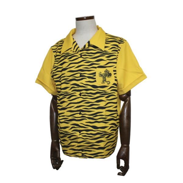 グッドロッキン GRS-332 半袖ヴィンテージタイガーボウリングシャツ  