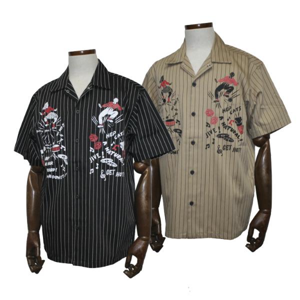 GOOD ROCKIN' グッドロッキン GRS-335 半袖ストライプワーク GOOD ROCKIN' グッドロッキン GRS-335 半袖ストライプワーク