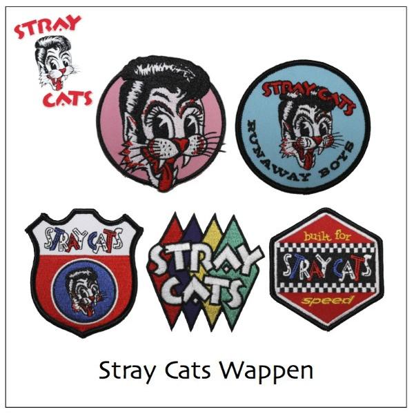 ストレイキャッツ Stray Cats 刺繍ワッペン Roc Rockin Web小島屋 通販 Yahoo ショッピング