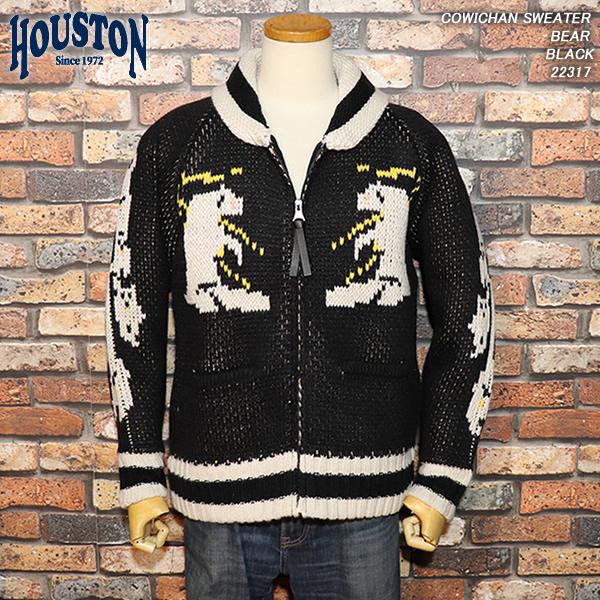 レア HOUSTON ヒューストン ニットスカジャン カウチン 90s HOUSTON ヒューストン COWICHAN SWEATER スカジャン柄 カウチン