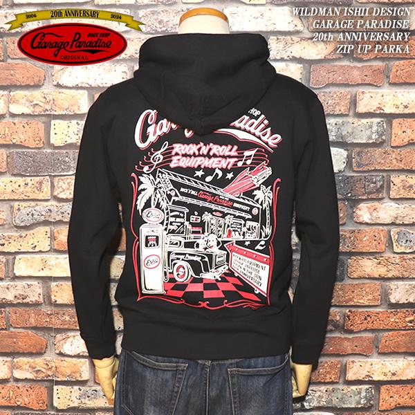 ○再入荷！○ GARAGE PARADISE 20th ANNIVERSARY ZIP UP PARKA