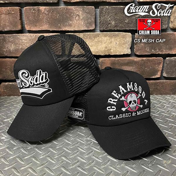 CREAM SODA ブラックキャッツ　40周年メッシュキャップ CREAM SODA ブラックキャッツ 40周年メッシュキャップ