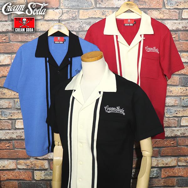 クリームソーダ（CREAM SODA） CS 切り替えしニットシャツ PD26SH-04