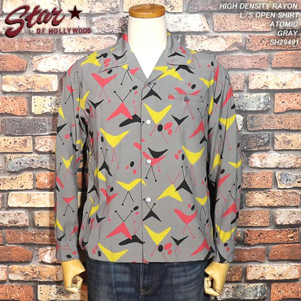 STAR OF HOLLYWOOD スター・オブ・ハリウッド HIGH DENSITY RAYON L/S