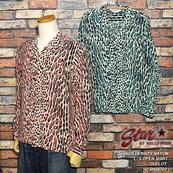 STAR OF HOLLYWOOD スターオブハリウッド HIGH DENSITY RAYON L/S OPEN