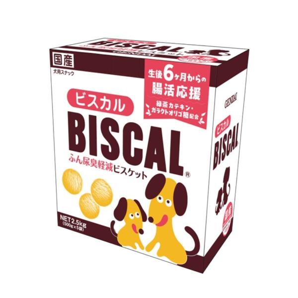 現代 ビスカル 犬用 犬おやつ 2.5kg ×1箱入