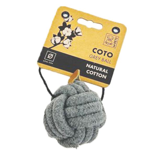 M-PETS COTO ボール 6.5cm グレー