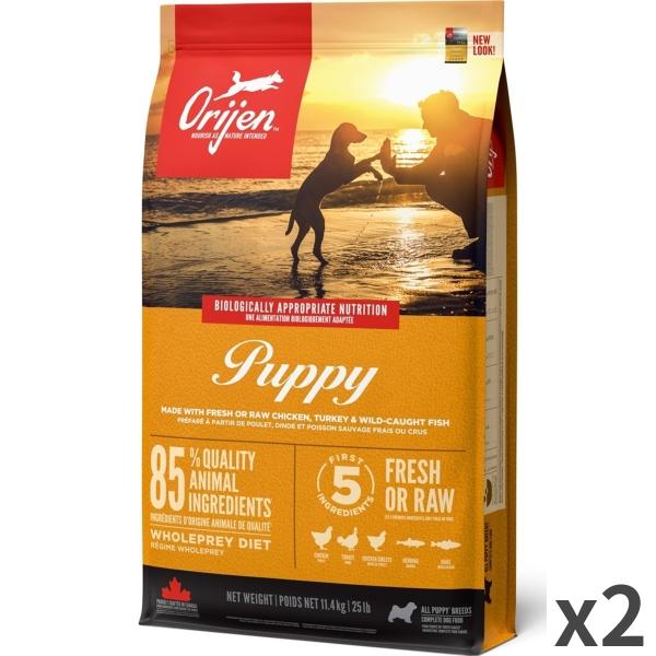 【並行輸入品】 オリジン Orijen パピー 全犬種 子犬用 ドッグフード 11.4kg ×2袋入