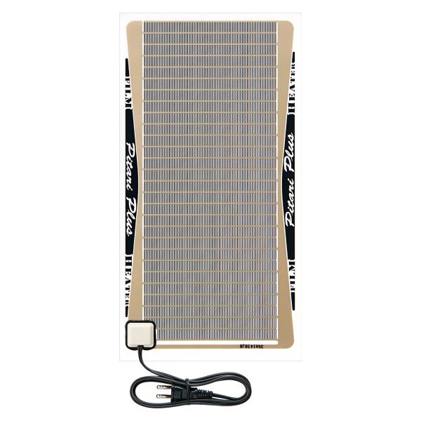 ■商品の特徴・ピタリ適温プラスは爬虫類・両生類・昆虫・小動物に適したフィルムヒーターです。・カーボン樹脂を特殊インクとして使用。電源を入れれば外気温の変化をすばやく感知。つねに適度な温度を保ちます。・環境温度の変化により粒子が離れたり、結合...