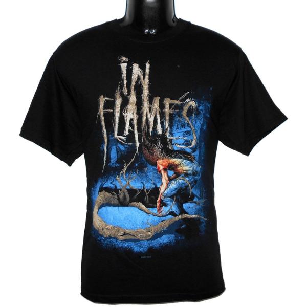 IN FLAMES Tシャツ IN FLAMES Tシャツ ロゴ バンドTシャツ バンT インフレイムス