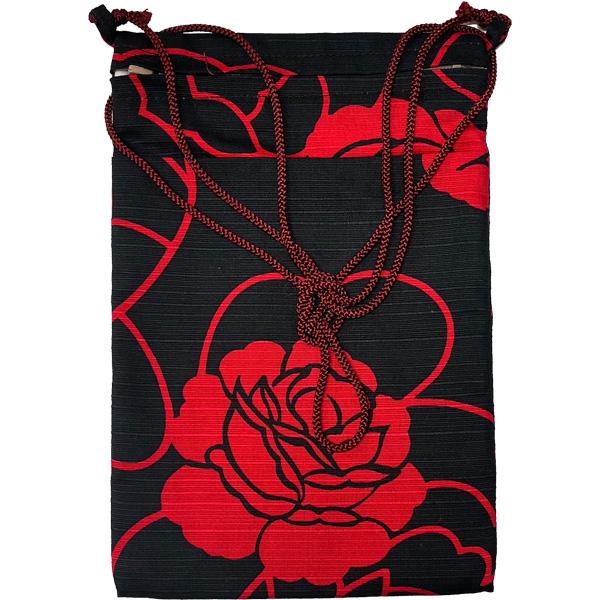 お祭用品 ポーチ 縦長 薔薇 黒 赤k 9 H Porch Long K9 総合通販のロコ 通販 Yahoo ショッピング