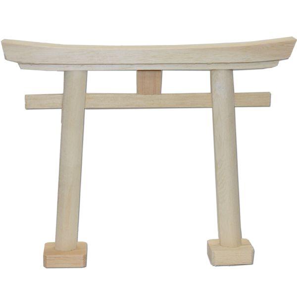内祭用神棚用 招福鳥居(しょうふくとりい) 色：白木(無塗装) : 総合 