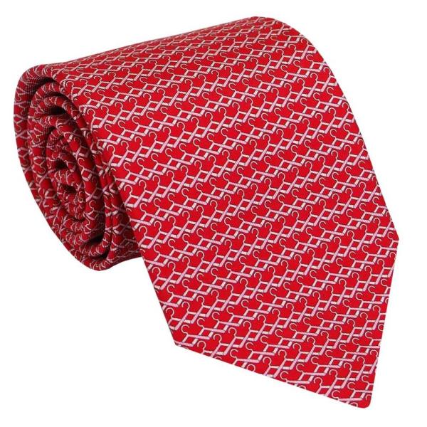 フェラガモネクタイ FERRAGAMO Ferragamo フェラガモ ネクタイ 712080 レッド系