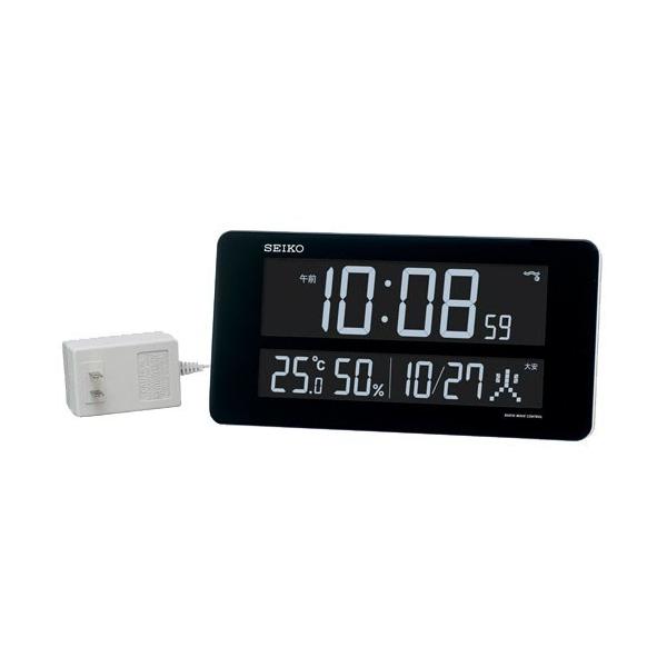 SEIKO セイコー 電波時計 壁掛け時計 置き兼用 DL208W LED SEIKO セイコー 電波時計 壁掛け時計 置き兼用 DL208W LED