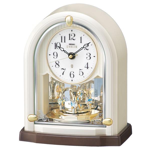 SEIKO EMBLEM 置時計 クリスタル音 SEIKO EMBLEM 置時計 クリスタル音