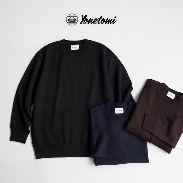 YONETOMI NEW BASICリジッド カシミア ニット プルオーバー Yonetomi NEW BASIC YONETOMI NEW BASIC（ヨネトミニューベーシック