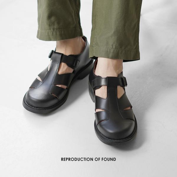 D0757S 新品 REPRODUCTION OF FOUND サンダル：42 REPRODUCTION OF FOUND（リプロダクション オブ ファウンド