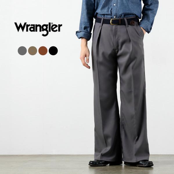 WRANGLER（ラングラー） ランチャー ワイド ポリエステルツイル スラックス / メンズ