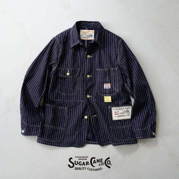 SUGAR CANE テーラードジャケット コットン ウォバッシュストライプ rococo_22788