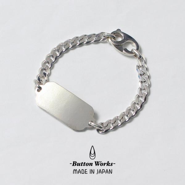 名前記載魂入れ★財運★人生の成功へオルゴブレスレット Button Works（ボタンワークス） 別注 ミリタリー IDブレスレット 日本