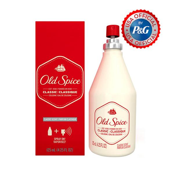 OLD SPICE オールドスパイス スプレー式 コロン (4.25oz／125ml)
