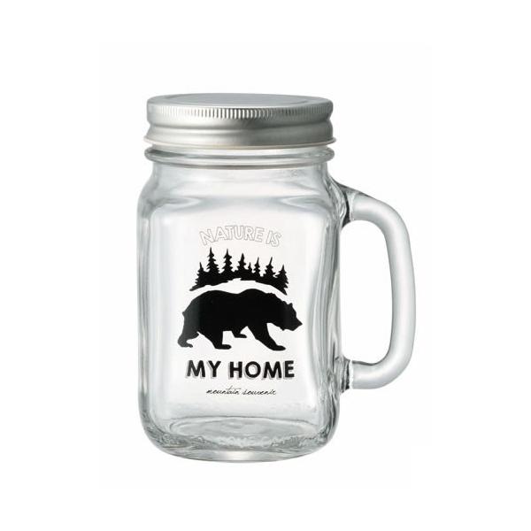 野生の動物たちがデザインされたドリンキングジャー。ドリンクボトルとしてはもちろん、フタ付きなので、サラダやフルーツなどの保存容器としても使う事ができます。においが移りにくく、衛生的に保ちます。ハンドル付きのジャーを使うだけで、なんだかカフェ...