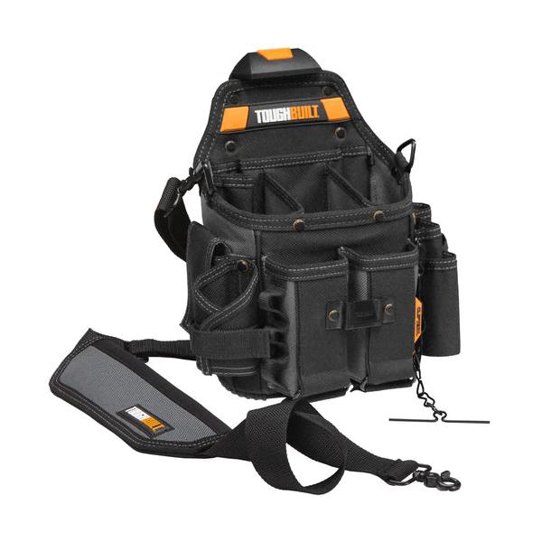 ・TOUGHBUILTヘビーデューティー仕様,、電工技師マスターモデル。・特許取得のTOUGHBUILT ClipTech&amp;#8482; 対応でベルトや壁などへ簡単に脱着可能。・単体での使用にも便利なショルダーストラップ付属。・取り...