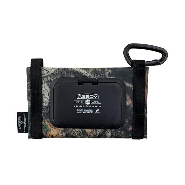 AS2OV(アッソブ) オリジナルカモ ウエットティッシュケース ORIGINAL CAMO POLYCA SERIES WET TISSUE CASE 382201CAMO-98