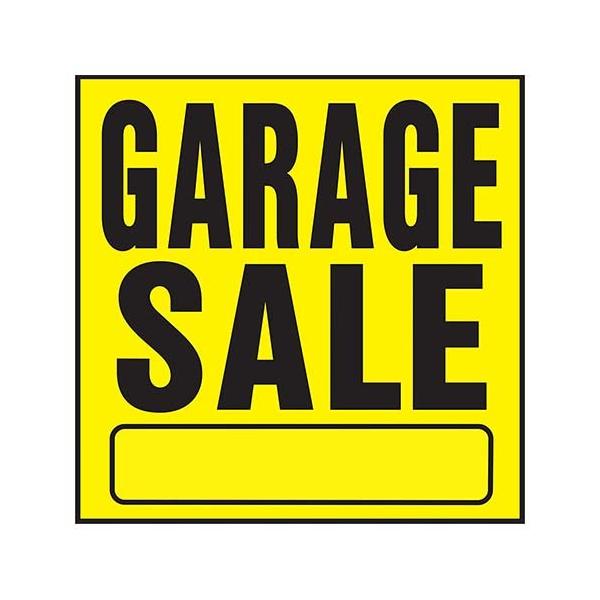 HY-KO 11x11 HeavyDutyプラスチックサイン(GARAGE SALE) HY-YP-3