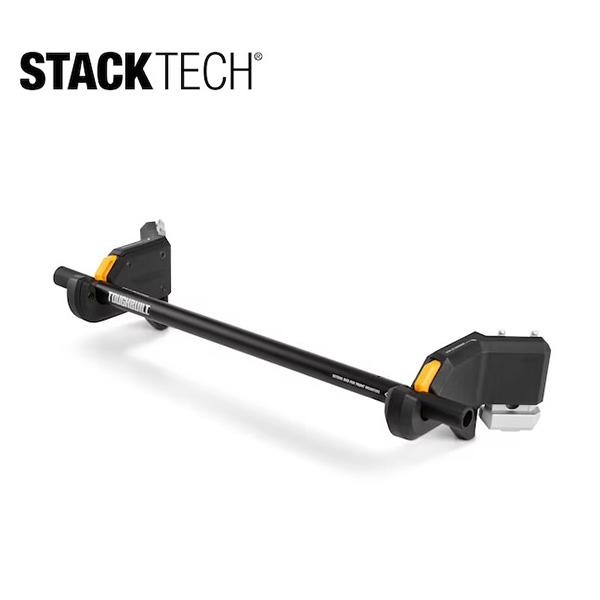 TOUGHBUILT STACKTECH ロールホルダー。・STACK TECHコーナーレールに取付可能なロールホルダー。・ペーパータオルや配線ケーブルロールなどの収納に最適。・STACK TECHのフロント面とサイド面のどちらにでも取付可...