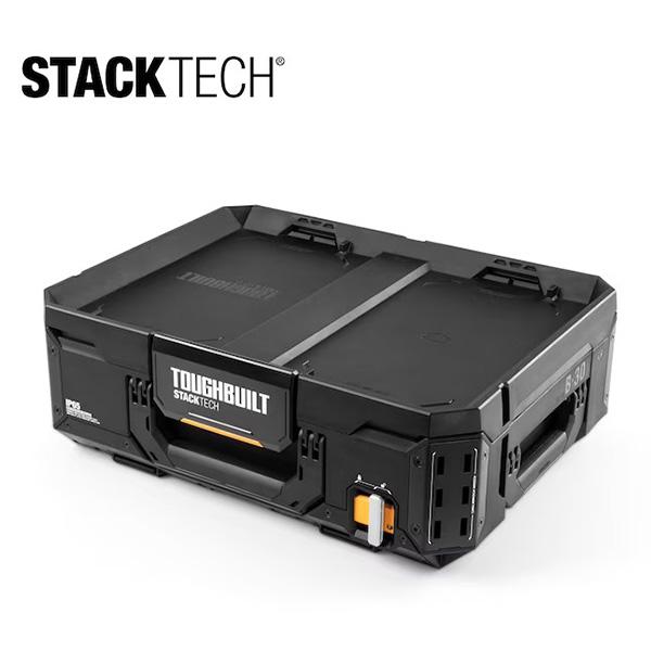 TOUGHBUILT STACKTECH ツールボックス30。・STACKTECH独自のオートロッキングシステムで簡単にスタック＆ロックが可能。・防塵防水性の高いシリコンガスケットリッド。IP65規格*・外部衝撃に強いハイパフォーマンスポリ...