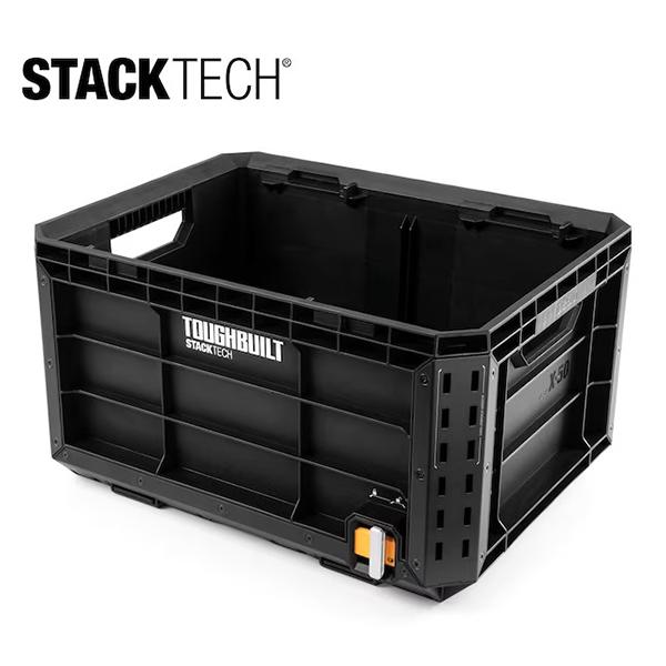 TOUGHBUILT STACKTECH クレートボックス。・STACKTECH独自のオートロッキングシステムで簡単にスタック＆ロックが可能。・外部衝撃に強いハイパフォーマンスポリマーとスチール構造・拡張性の高いStackTechコーナーア...