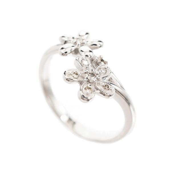 ダイヤ リング ダイヤ0.09ct 11号 3.7g レディース 中古A品