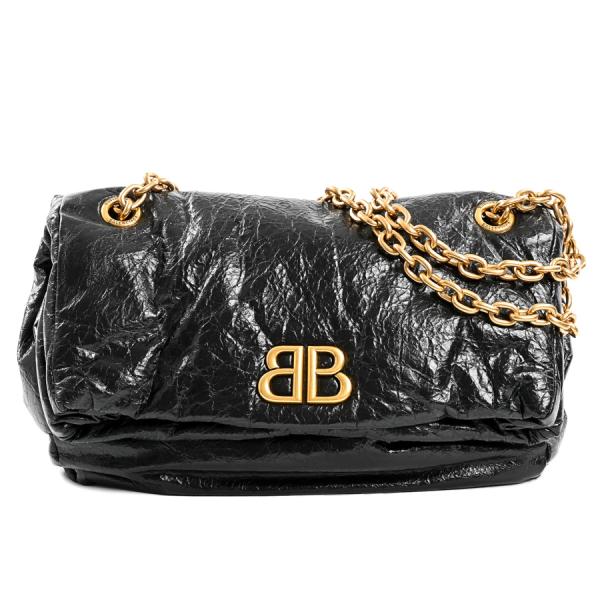 新品同様　バレンシアガ　モナコ　ミニ　チェーンショルダーバッグ　2way3722 BALENCIAGA - 新品同様 バレンシアガ モナコ ミニ チェーン